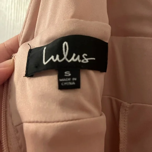 Lulus Blush Pink Bridesmaid Dress - Picture 4 of 8